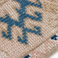Neutral Blue Small Turkish rug,3x4 Rug, Oushak Rug, Turkish rug, Anatolia rug, Nursery Vintage Rug 3x4, Handmade rug, Small Carpet rug,10071