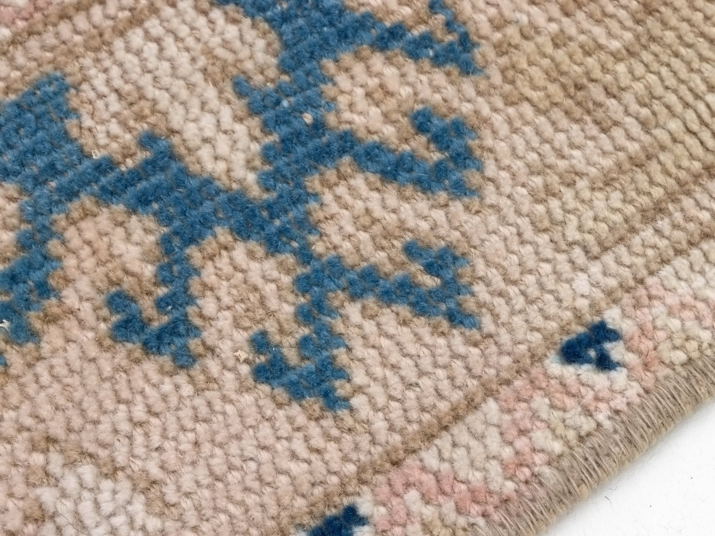 Neutral Blue Small Turkish rug,3x4 Rug, Oushak Rug, Turkish rug, Anatolia rug, Nursery Vintage Rug 3x4, Handmade rug, Small Carpet rug,10071