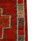 Bedroom Runner rug, Turkish Oushak Vintage Carpet Runner Rug, Hallway Floor Kitchen Runner Rug, Bohemian Rug, One of a kind, 7200