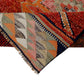 3x13 Rug Runner Bohemian ,Vintage Geometric Wool Runner rug, Oriental Runner RUG, Turkish Boho Runner rug, Oushak Runner, 7205