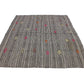 Kilim Rug, Turkish Kilim Rug 5x7, Vintage Kilim Rug, Area Kilim Rug, Kilim Rug Gray, Handmade Rug, Living Room Rug, Striped Kilim Rug, 4737