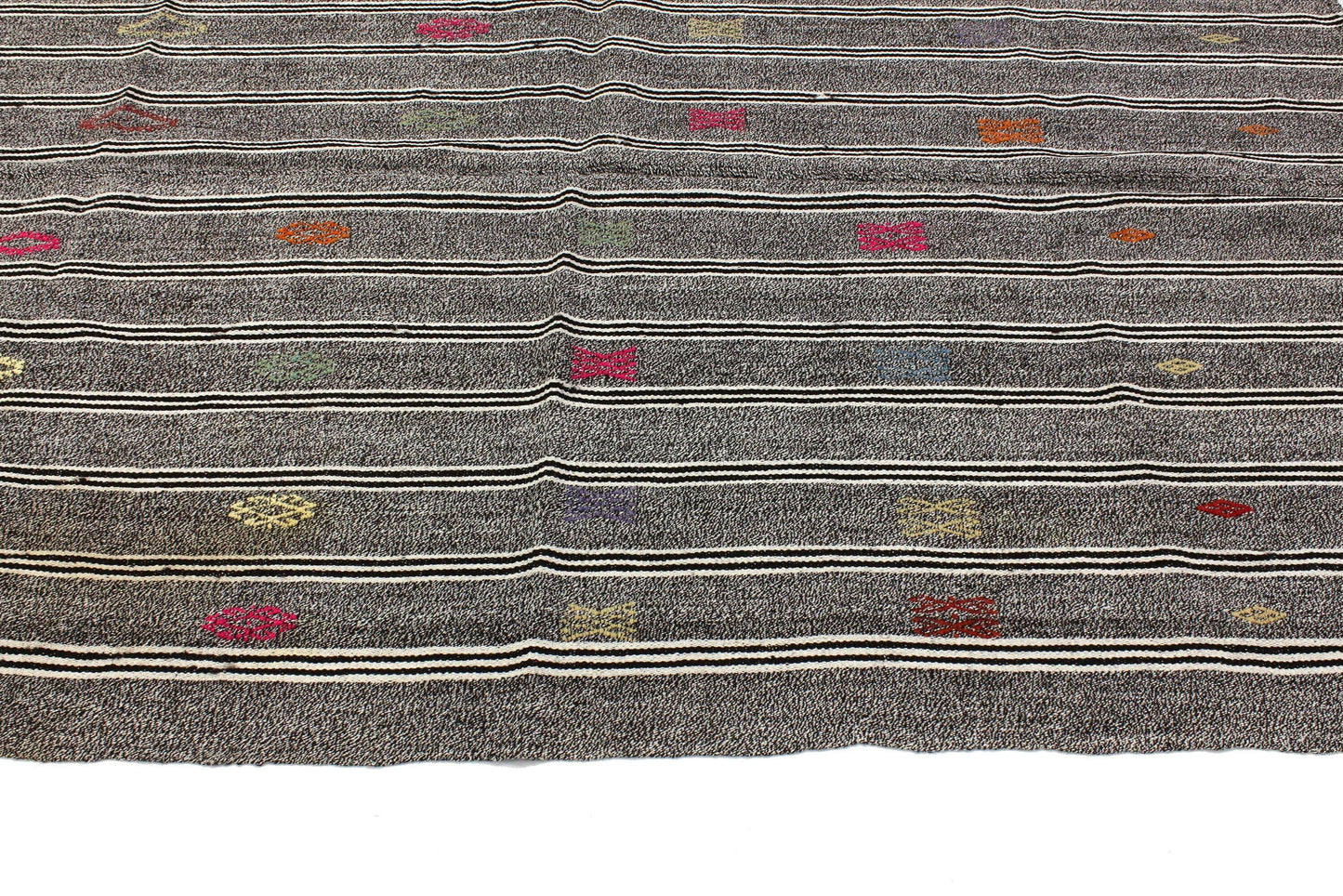 Kilim Rug, Turkish Kilim Rug 5x7, Vintage Kilim Rug, Area Kilim Rug, Kilim Rug Gray, Handmade Rug, Living Room Rug, Striped Kilim Rug, 4737
