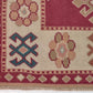 Neutral Handmade Vintage Rug , Ethnic Oushak rug , Anatolian Turkish Rug, Boho rug, Eclectic Rug, Small rug 3x5, Unique rug, Soft rug, 8655