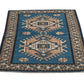 3x4 Blue Small Vintage rug, Anatolian Oushak rug, Turkey rug, Turkish Rug, Geometric rug, Old Rug, Handmade rug ,Traditional rug,8656