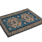 3x4 Blue Small Vintage rug, Anatolian Oushak rug, Turkey rug, Turkish Rug, Geometric rug, Old Rug, Handmade rug ,Traditional rug,8656