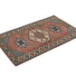 Vintage Oushak Rug , Small Turkish rug , 3x5 Area rug , Handmade Anatolian rug ,Soft rug, Antique Neutral rug, Wool rug, 8647