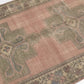 Muted Turkish Oushak Rug, Rug 5x8,Handmade Area Vintage Rug, Faded Carpet rug, One of a kind rug, Bohemian, Anatolia rug, Turkey rug, 8627