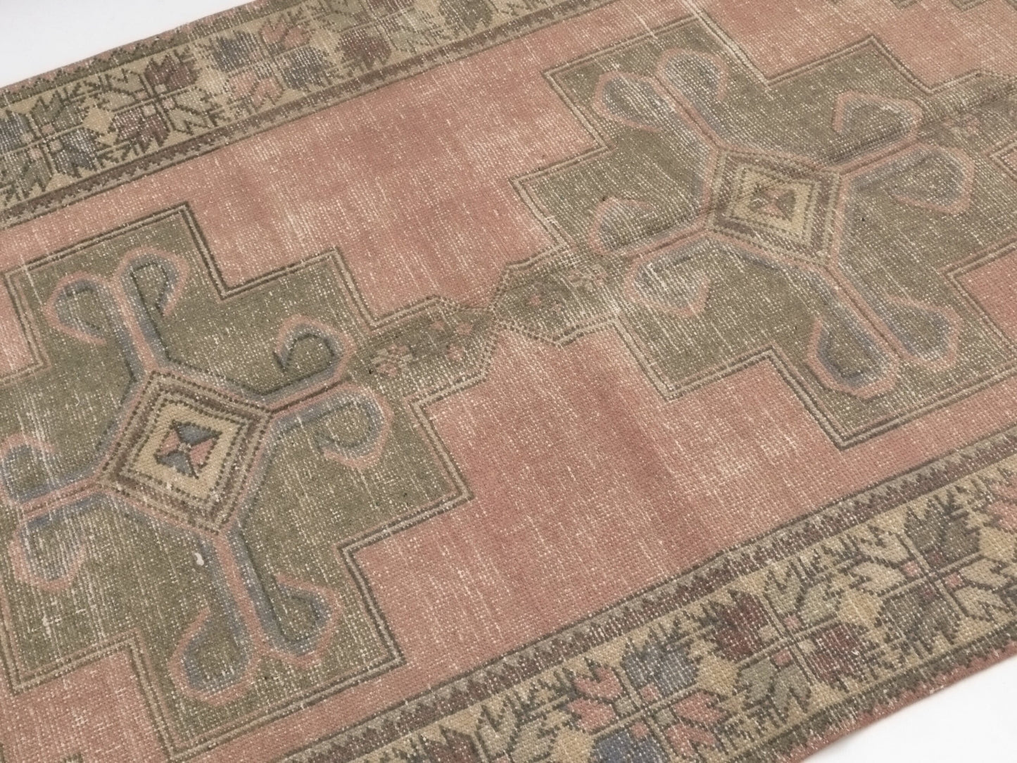 Muted Turkish Oushak Rug, Rug 5x8,Handmade Area Vintage Rug, Faded Carpet rug, One of a kind rug, Bohemian, Anatolia rug, Turkey rug, 8627