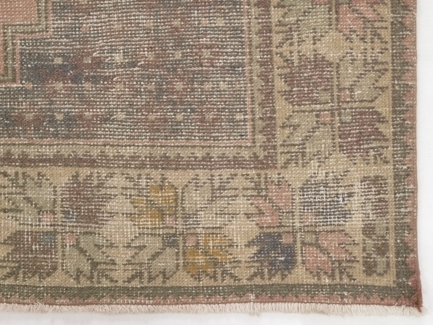 Muted Turkish Oushak Rug, Rug 5x8,Handmade Area Vintage Rug, Faded Carpet rug, One of a kind rug, Bohemian, Anatolia rug, Turkey rug, 8627