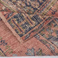 Pink Small Bath mat Vintage Turkish Oushak Carpet rug, Vintage Door mat rug, Unique Small Mini Oushak Rug, 3x4 Rug, 8632