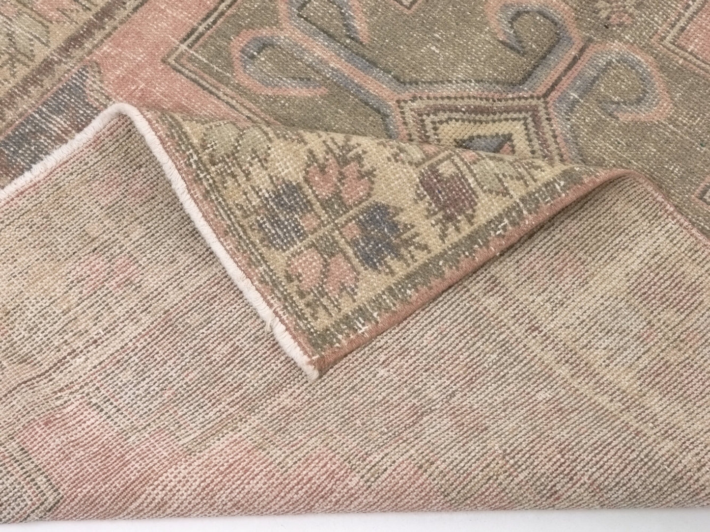 Muted Turkish Oushak Rug, Rug 5x8,Handmade Area Vintage Rug, Faded Carpet rug, One of a kind rug, Bohemian, Anatolia rug, Turkey rug, 8627