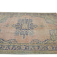 Muted Oushak Rug, Oriental Turkish Rug, Faded Vintage Rug, Medallion rug, Area rug, 7x10 Rug, Bedroom rug, Living room rug, Gift Home,10342