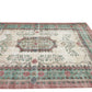 Retro Vintage Turkish Carpet Rug, 7x11 Rug, Oushak Area rug, Bohemian Rug, Handmade Rug, Rug for living room, Office rug, Bedroom rug, 10424