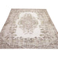 6x9 Neutral Fine Oushak Rug Handmade Floral Turkish rug Area Unique Carpet rug Rug for Bedroom Gift for Housewarming Turkey rug 10311
