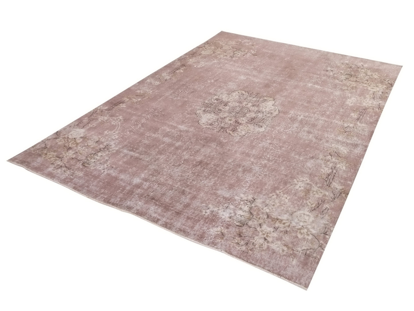 Pink Oushak rug, 6x9 Turkish rug, Carpet rug, Vintage rug, Area rug, Handmade rug, Antique rug, Turkish carpet, Neutral rug,10318