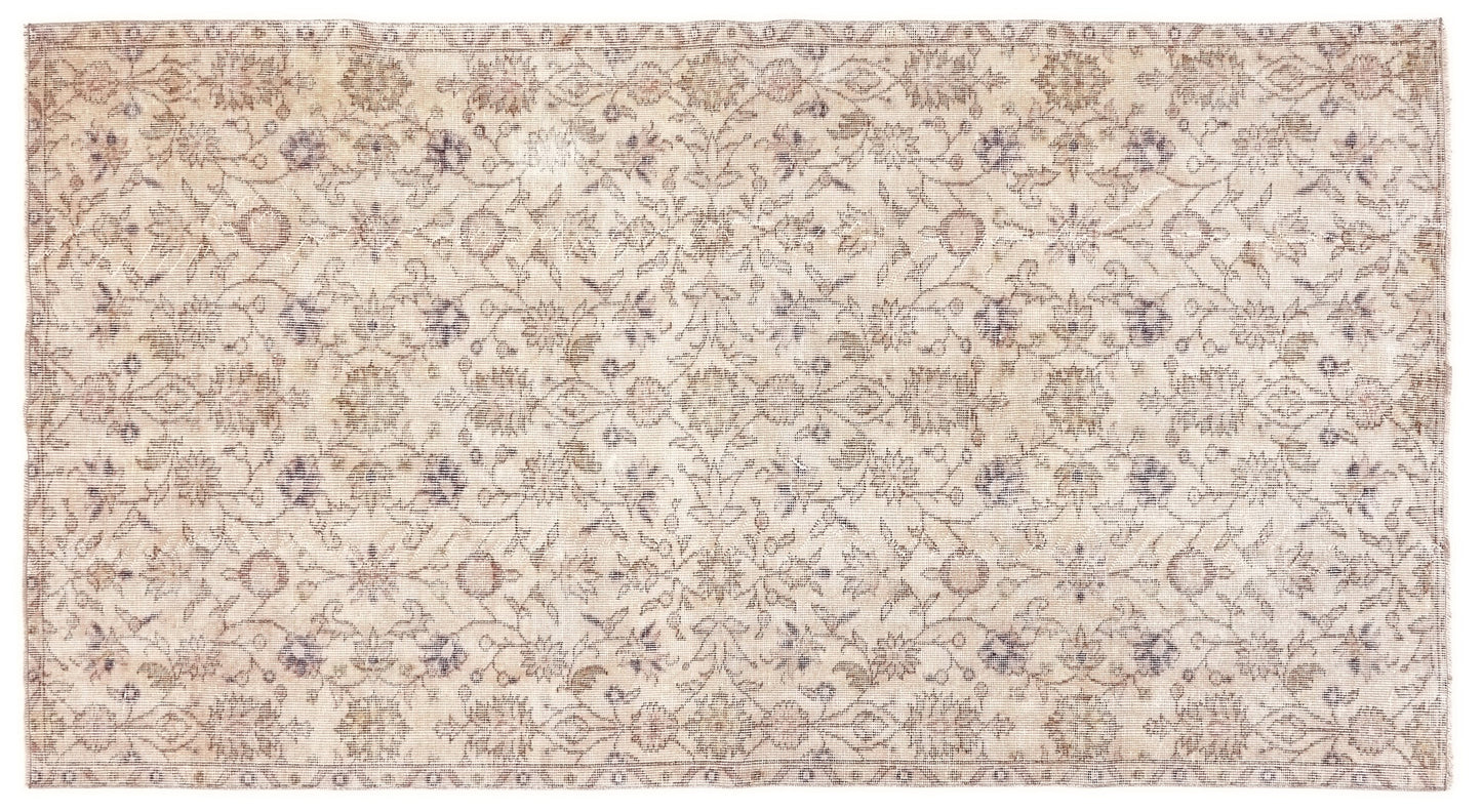 Neutral rug, 5x8 Pink Oushak rug,Muted Rug, Vintage rug, Turkish Oushak rug 5x8,Area Carpet rug, Turkey rug, Faded rug, Turkish carpet,10326