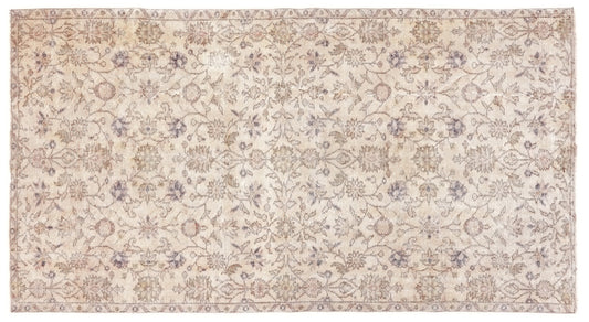 Neutral rug, 5x8 Pink Oushak rug,Muted Rug, Vintage rug, Turkish Oushak rug 5x8,Area Carpet rug, Turkey rug, Faded rug, Turkish carpet,10326