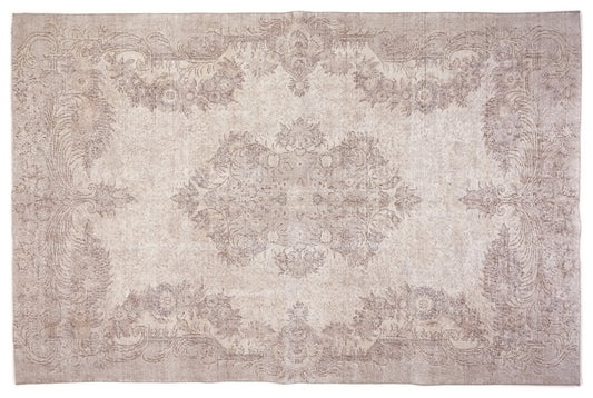 Oushak Rug, Turkish rug, Vintage Rug, 7x10 Rug, Floral rug, Beige, Brown, Natural rug, Home Rug, Decorative rug, Turkey rug, Handmade, 10338