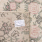 3x6 Vintage Oushak Rug , Anatolian Handmade rug , Antique Turkish rug, Old Unique rug , Soft neutral rug , Ethnic rug, Floral rug, 10325