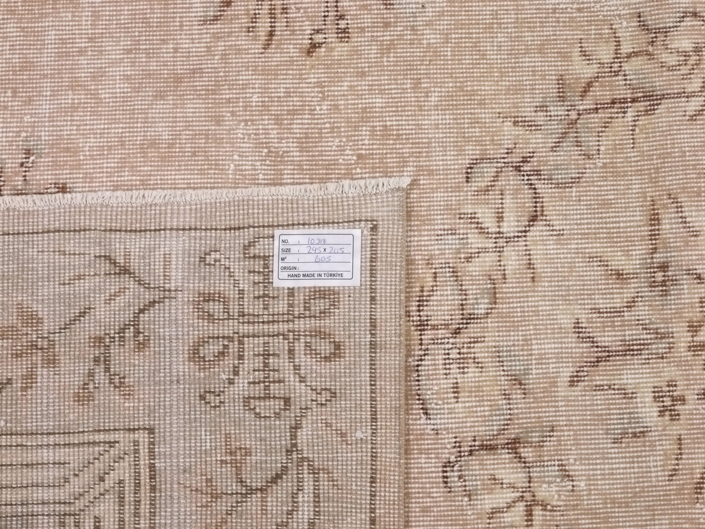 Soft Pink Oushak rug, 6x9 Turkish rug, Carpet rug, Vintage rug, Area rug, Handmade rug, Antique rug, Turkish carpet, Neutral rug,10318