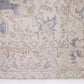 Scandinavian Oushak Rug, Turkish Rug 4x7, Handmade Vintage Rug, Bedroom Carpet rug, One of a kind Office Rug, Navy Blue, White, Rug, 10316