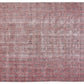 Rug 7x10 Muted Vintage Rug Unique Oushak Rug Art Deco Turkish rug Wool Handmade Rug Bedroom rug Bohemian rug Large rug Pink Rug 10312