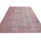 Rug 7x10 Muted Vintage Rug Unique Oushak Rug Art Deco Turkish rug Wool Handmade Rug Bedroom rug Bohemian rug Large rug Pink Rug 10312