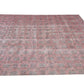 Rug 7x10 Muted Vintage Rug Unique Oushak Rug Art Deco Turkish rug Wool Handmade Rug Bedroom rug Bohemian rug Large rug Pink Rug 10312