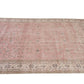 Pink Rug 7x10 Oushak Turkish Vintage Rug Carpet Rug for Living room Handmade Area Unique Rug Gift for Home Made in Anatolia 10310