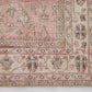 Pink Rug 7x10 Oushak Turkish Vintage Rug Carpet Rug for Living room Handmade Area Unique Rug Gift for Home Made in Anatolia 10310
