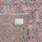 Rug 7x10 Muted Vintage Rug Unique Oushak Rug Art Deco Turkish rug Wool Handmade Rug Bedroom rug Bohemian rug Large rug Pink Rug 10312