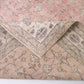 Pink Rug 7x10 Oushak Turkish Vintage Rug Carpet Rug for Living room Handmade Area Unique Rug Gift for Home Made in Anatolia 10310