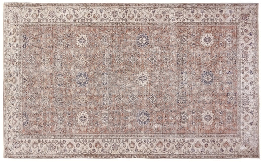 Turkish Rug, Oushak Rug, Vintage Carpet, Floral rug, Oriental rug, Faded rug, Vintage rug 5x8, Turkish Carpet, Handmade rug, Boho, 10306
