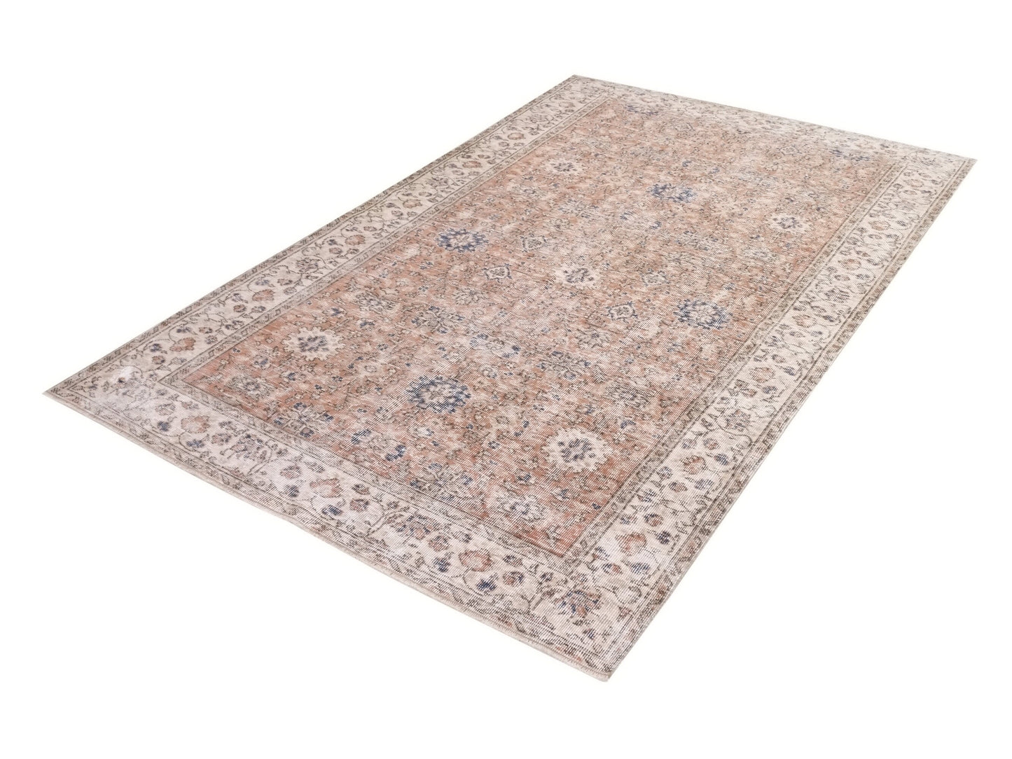 Turkish Rug, Oushak Rug, Vintage Carpet, Floral rug, Oriental rug, Faded rug, Vintage rug 5x8, Turkish Carpet, Handmade rug, Boho, 10306