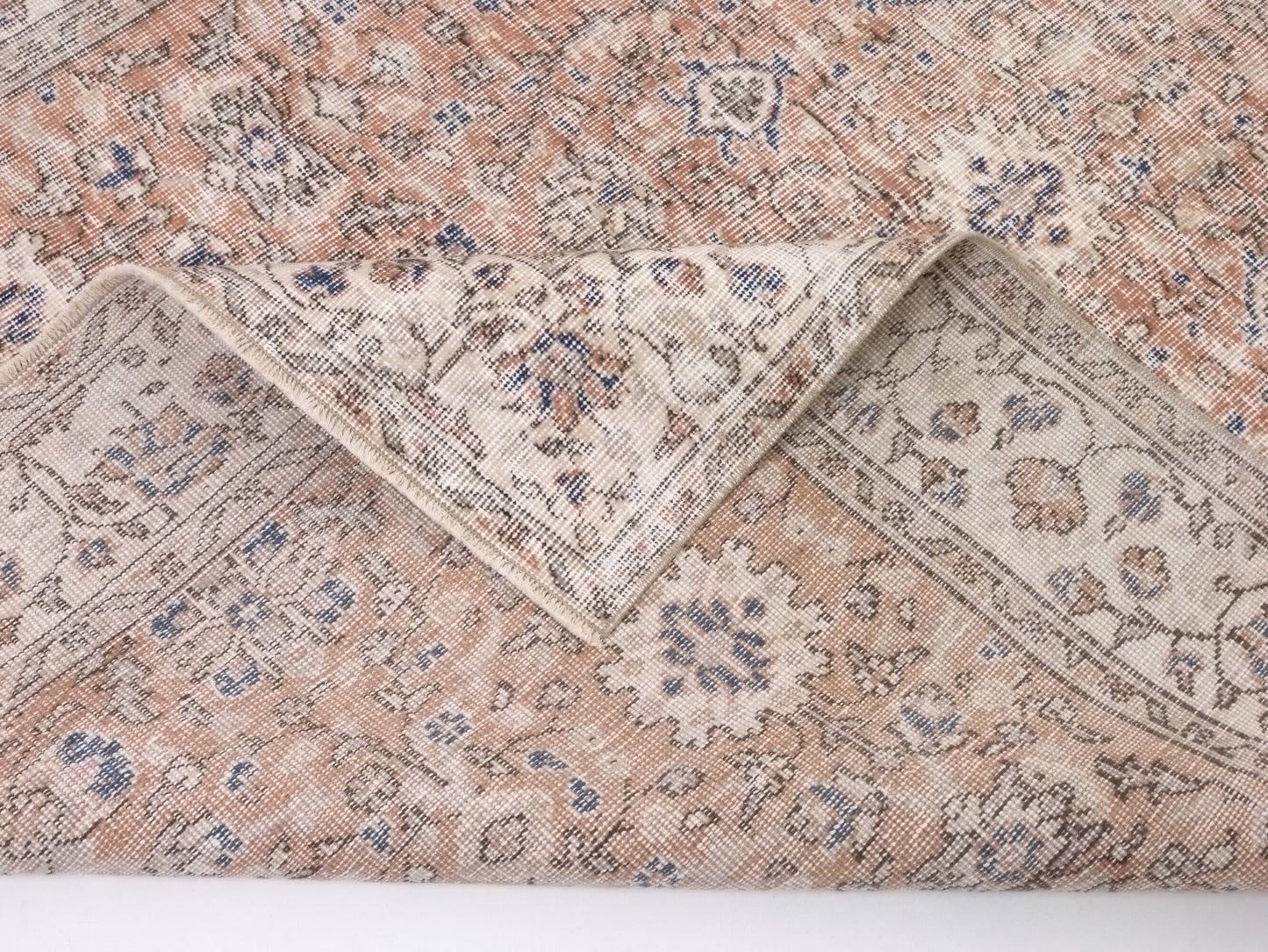 Turkish Rug, Oushak Rug, Vintage Carpet, Floral rug, Oriental rug, Faded rug, Vintage rug 5x8, Turkish Carpet, Handmade rug, Boho, 10306