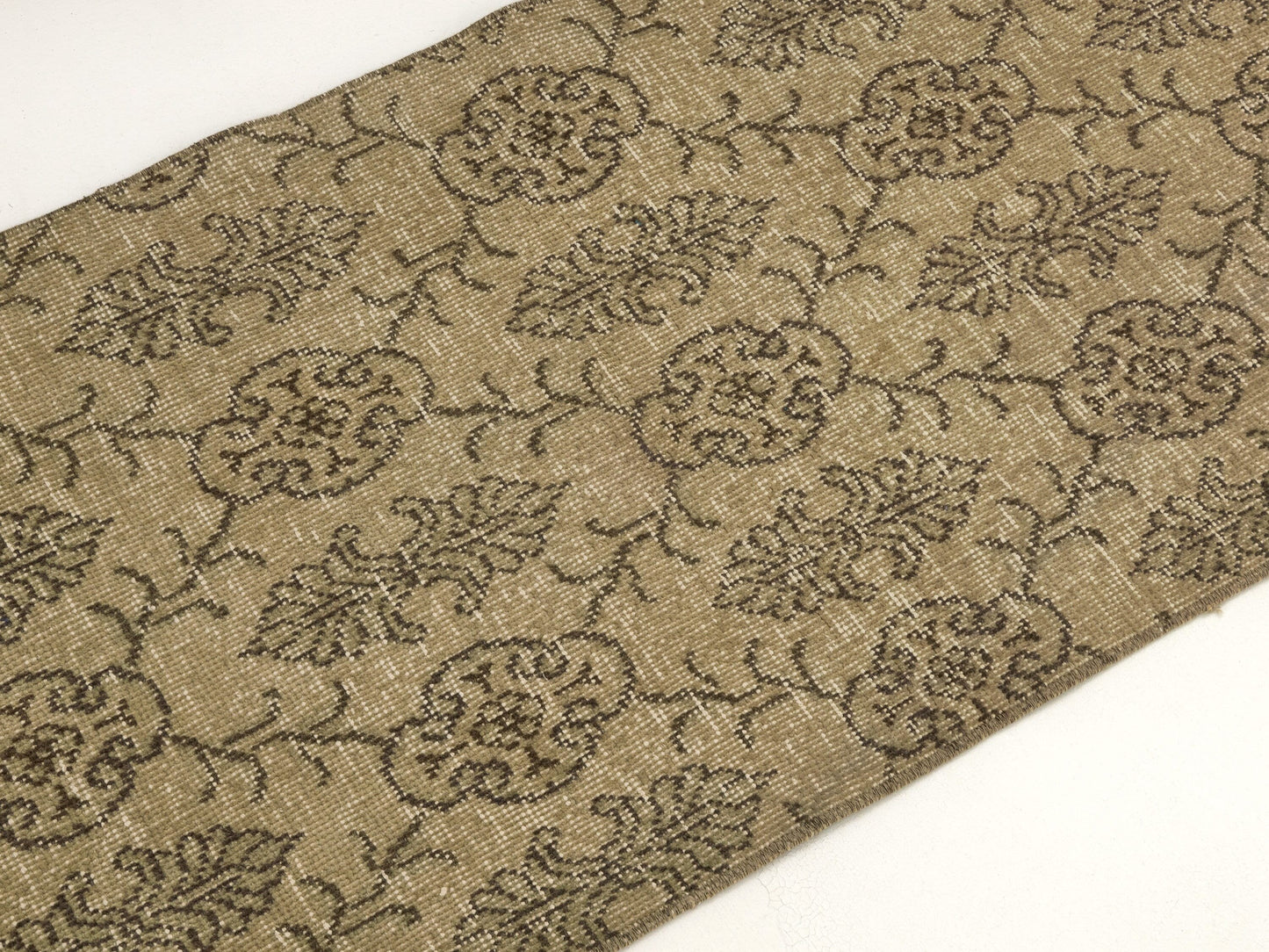 Oushak Runner 2x12, Vintage runner, Turkish runner, Rug runner 2x12, Carpet runner, Hallway rug, Kitchen rug, Entryway rug, Runner, 9573