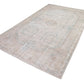 7x11 Beige rug, Turkish rug, Faded rug, Neutral Oushak rug, Vintage Area rug, Handmade Rug, One of a kind Carpet rug, Area rug 7x11, 10220