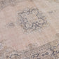 7x10 Pink rug, Turkish rug, Faded rug, Neutral Oushak rug, Vintage Area rug, Handmade Rug, One of a kind Carpet rug, Area rug 7x10, 10295