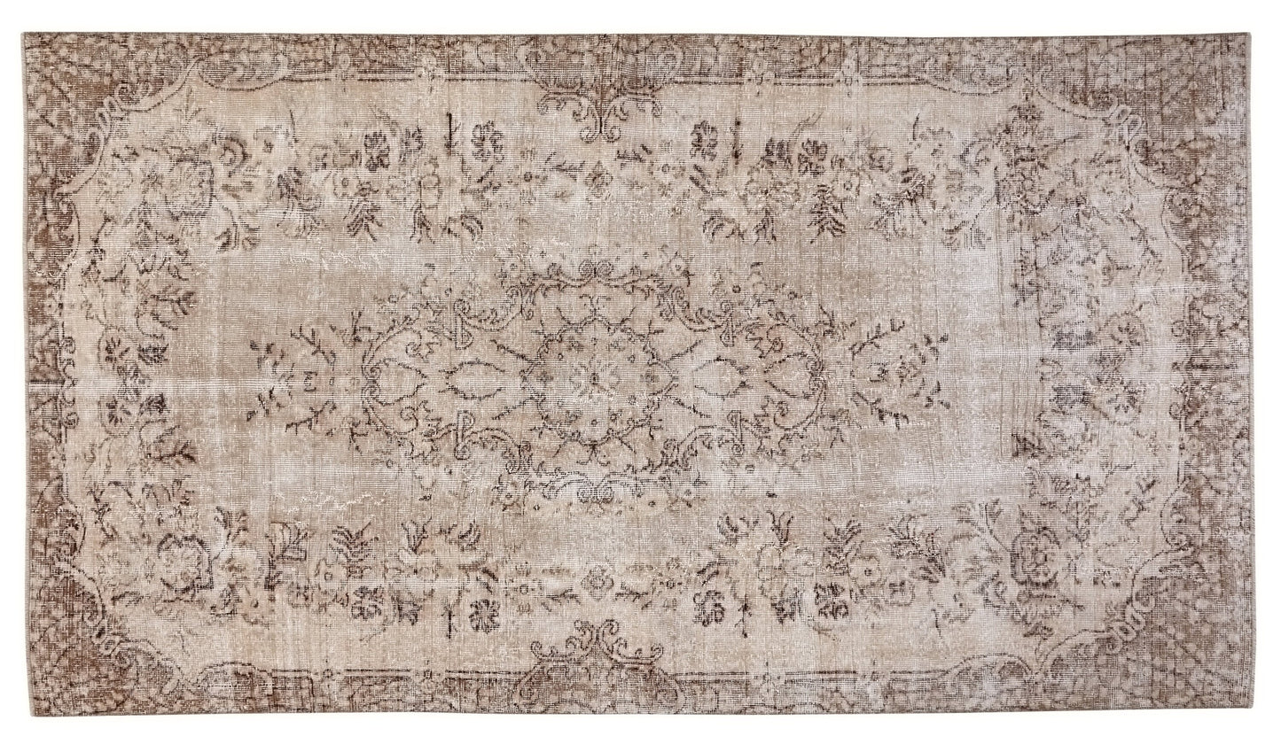 Oushak Rug, Vintage Rug, Turkish Rug, Faded rug, Area rug, Unique rug, 5x9 Rug, Natural rug, Farmhouse Turkish rug, Living room rug, 10254