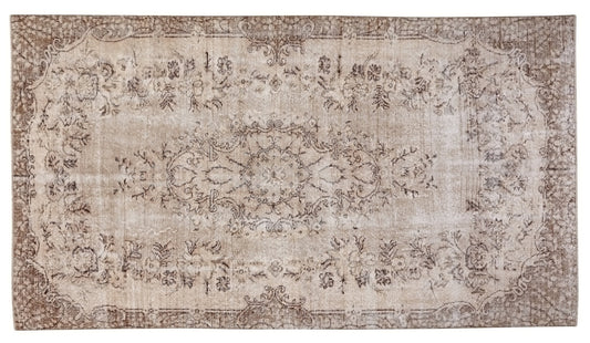 Oushak Rug, Vintage Rug, Turkish Rug, Faded rug, Area rug, Unique rug, 5x9 Rug, Natural rug, Farmhouse Turkish rug, Living room rug, 10254