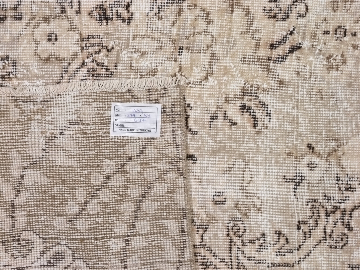 Oushak Rug, Vintage Rug, Turkish Rug, Faded rug, Area rug, Unique rug, 5x9 Rug, Natural rug, Farmhouse Turkish rug, Living room rug, 10254