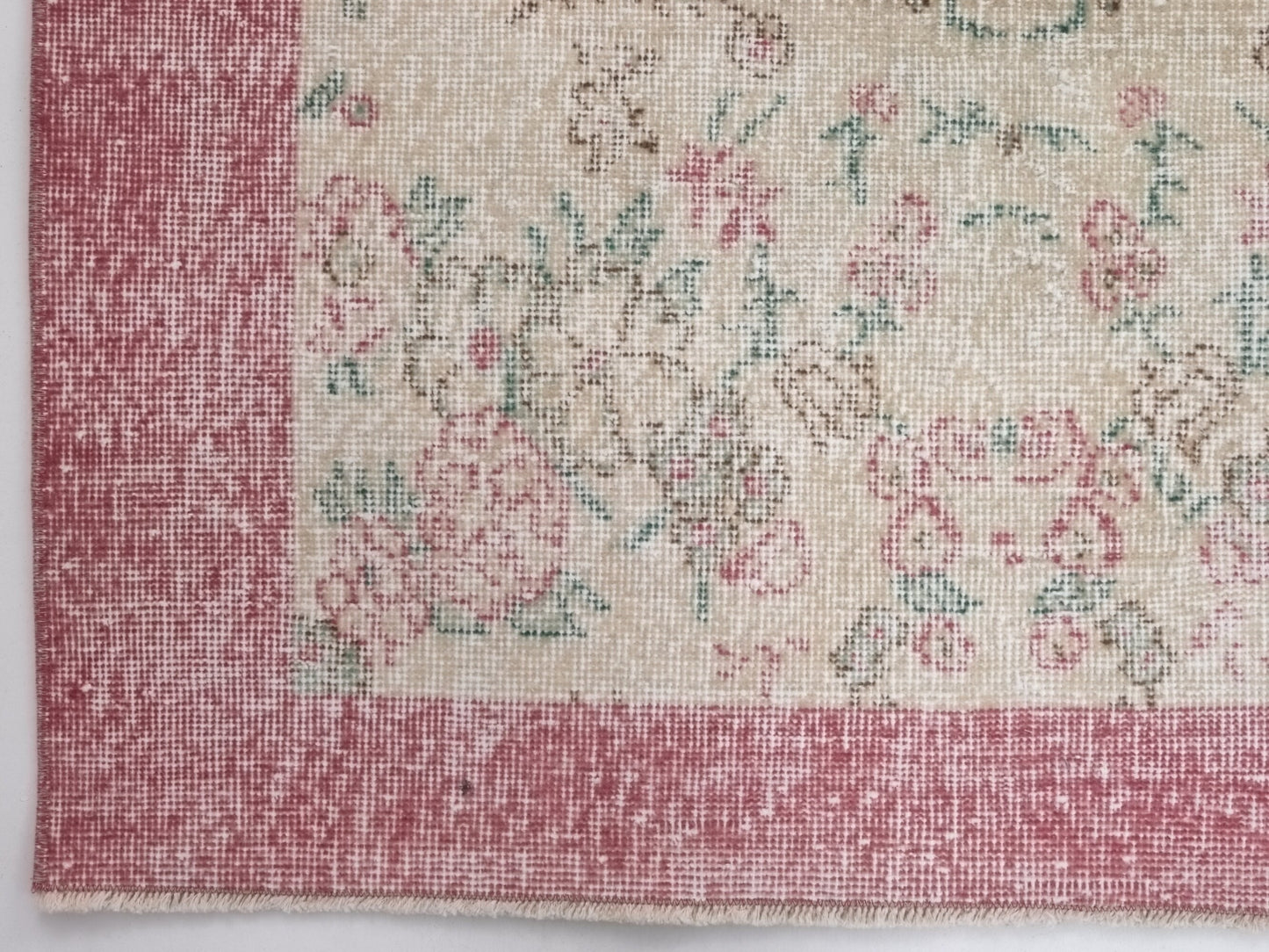 Muted Oushak Rug, 7x10 Rug, Turkish Carpet Rug, Area Vintage rug, Soft rug, Faded rug, Rug Living room, Bohemian rug, Ethnic rug, 10246