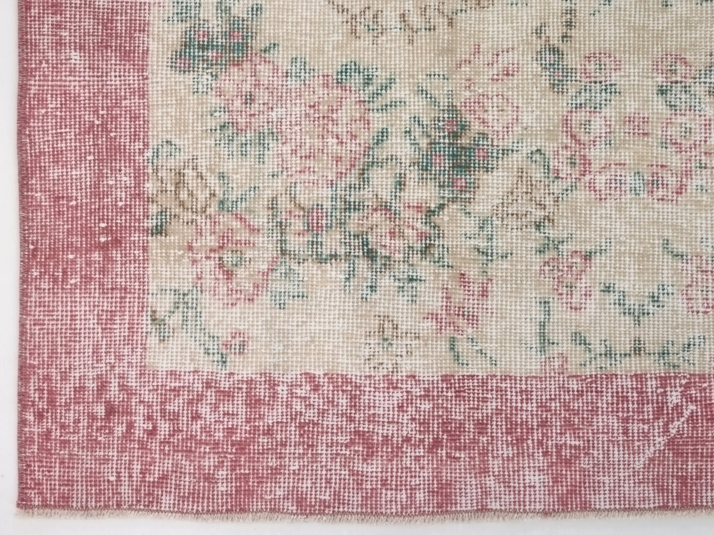 Muted Oushak Rug, 7x10 Rug, Turkish Carpet Rug, Area Vintage rug, Soft rug, Faded rug, Rug Living room, Bohemian rug, Ethnic rug, 10246