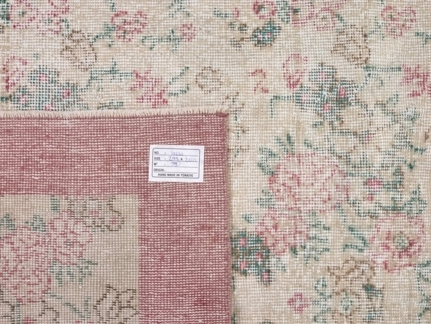 Muted Oushak Rug, 7x10 Rug, Turkish Carpet Rug, Area Vintage rug, Soft rug, Faded rug, Rug Living room, Bohemian rug, Ethnic rug, 10246