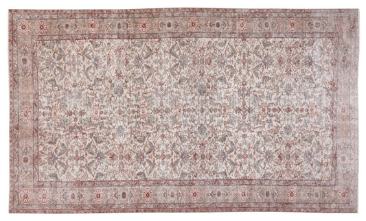 Turkish Oushak Rug 5x9, Vintage Beige Carpet Rug, Handmade Rug, Neutral Area rug, Home decor, Farmhouse Rug, Unique rug, Area rug, 10239