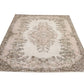 6x9 Neutral Turkish Oushak Rug, Authentic Vintage Area Rug, Distressed won rug, Antique Anatolian Carpet RUG, Unique Rug, 10238