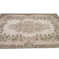 6x9 Neutral Turkish Oushak Rug, Authentic Vintage Area Rug, Distressed won rug, Antique Anatolian Carpet RUG, Unique Rug, 10238