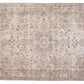 6x9, Turkish Rug Muted, Vintage rug Art deco, Neutral Oushak Rug, Turkey rug,Unique rug, Hand Knotted rug, Carpet rug,Oushak rug 6x9, 10232