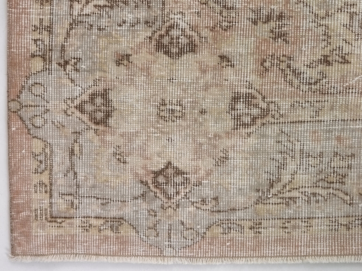 6x9, Turkish Rug Muted, Vintage rug Art deco, Neutral Oushak Rug, Turkey rug,Unique rug, Hand Knotted rug, Carpet rug,Oushak rug 6x9, 10232