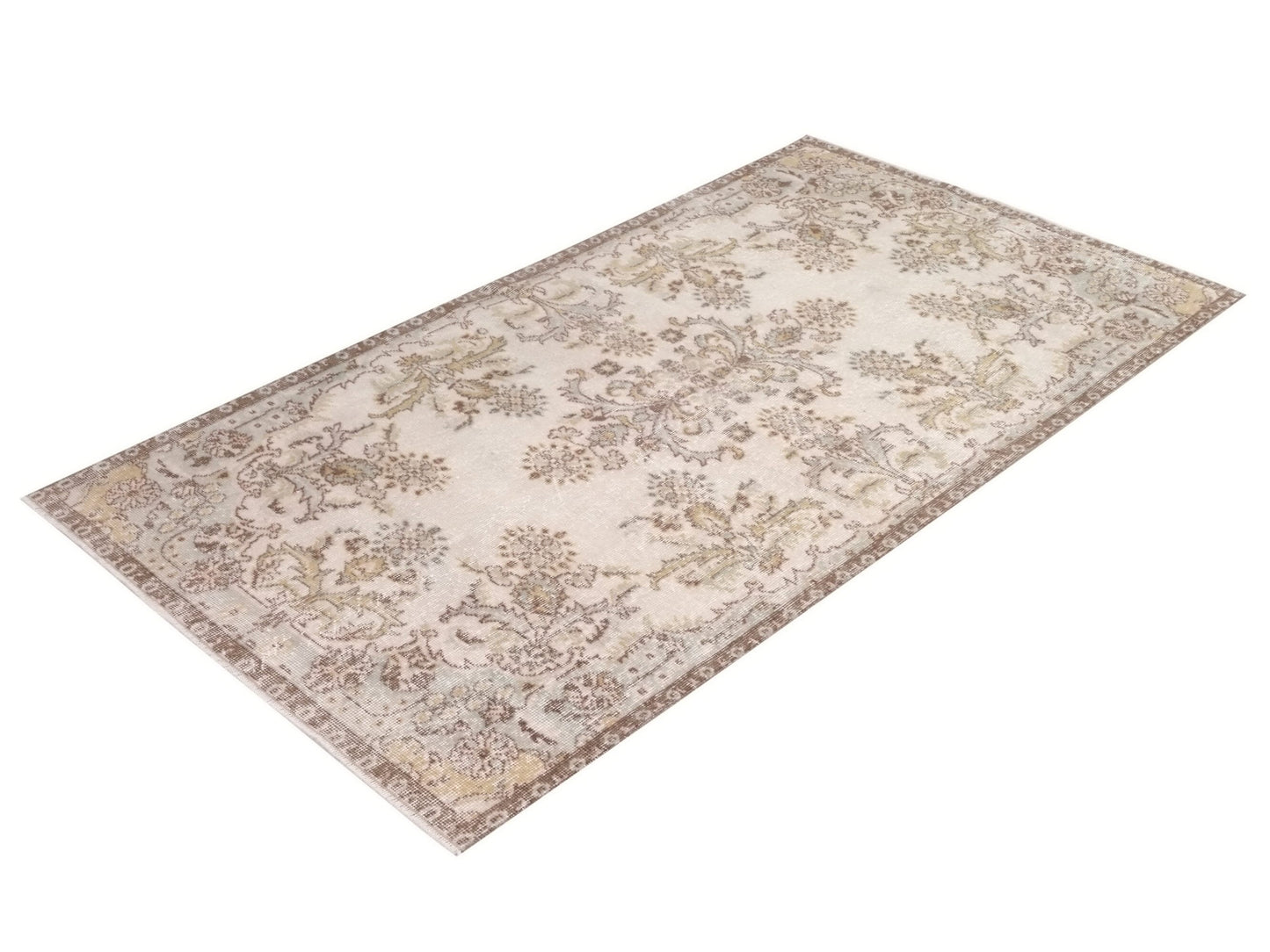 Vintage rug , Oushak rug 4x7 , Area Rug, Turkish rug, Vintage Carpet, Carpet rug, Faded rug, Anatolia rug, Bedroom Rug, Nursery rug ,10223